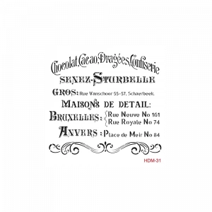 HOME DECOR MİNİ STENCIL HDM-31 25X25