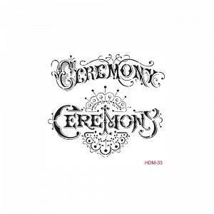 HOME DECOR MİNİ STENCIL HDM-33 25X25