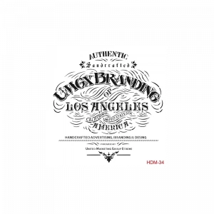 HOME DECOR MİNİ STENCIL HDM-34 25X25