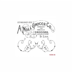 HOME DECOR MİNİ STENCIL HDM-35 25X25