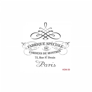 HOME DECOR MİNİ STENCIL HDM-39 25X25