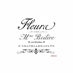 HOME DECOR MİNİ STENCIL HDM-40 25X25