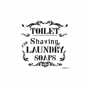 HOME DECOR MİNİ STENCIL HDM-41 25X25