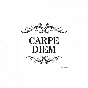 HOME DECOR MİNİ STENCIL HDM-42 25X25