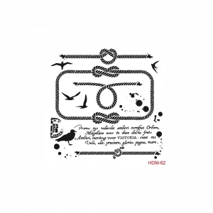 HOME DECOR MİNİ STENCIL HDM-62 25X25
