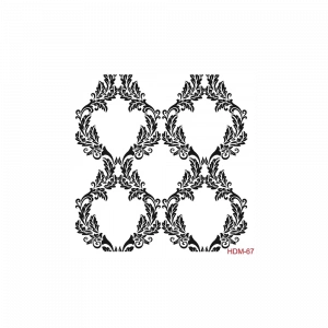 HOME DECOR MİNİ STENCIL HDM-67 25X25