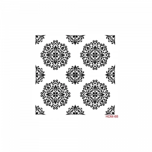 HOME DECOR MİNİ STENCIL HDM-68 25X25