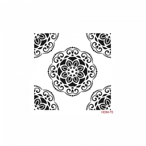 HOME DECOR MİNİ STENCIL HDM-75 25X25