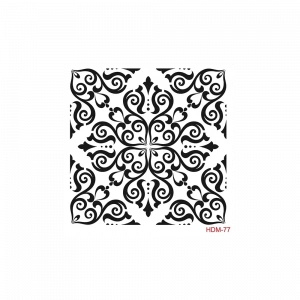 HOME DECOR MİNİ STENCIL HDM-77 25X25