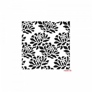 HOME DECOR MİNİ STENCIL HDM-78 25X25