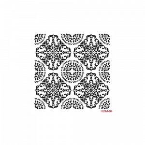 HOME DECOR MİNİ STENCIL HDM-84 25X25