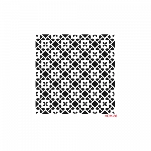 HOME DECOR MİNİ STENCIL HDM-86 25X25