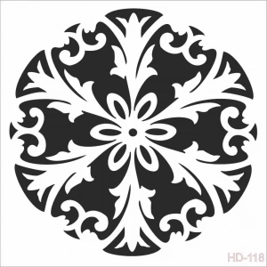 HOME DECOR STENCIL HD-118 45X45