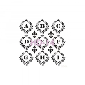 HOME DECOR STENCIL HD-14 45X45