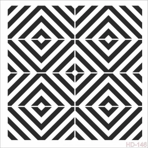 HOME DECOR STENCIL HD-146 45X45