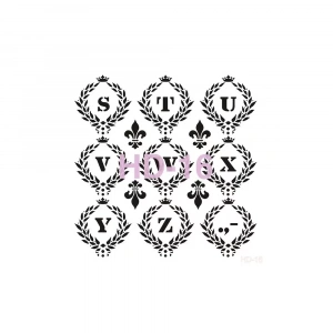 HOME DECOR STENCIL HD-16 45X45