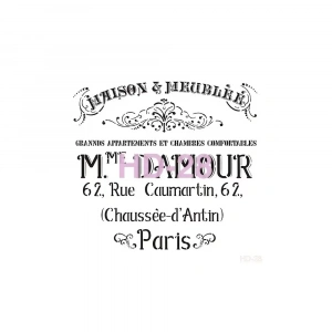 HOME DECOR STENCIL HD-28 45X45