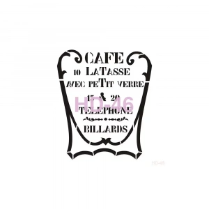 HOME DECOR STENCIL HD-46 45X45