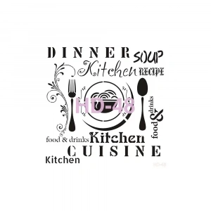 HOME DECOR STENCIL HD-48 45X45