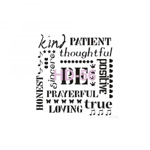 HOME DECOR STENCIL HD-56 45X45