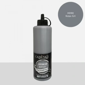 HYBRID AKR. MULTISURFACES H-090 KOYU GRİ 500ML