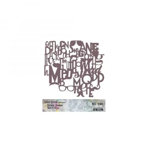 KS SERİSİ SİLUET STENCIL ( KENARSIZ ) KS166 25X25