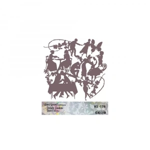 KS SERİSİ SİLUET STENCIL ( KENARSIZ ) KS178 25X25