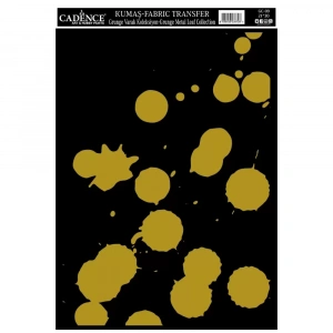 KUMAŞ GRUNGE VARAK TRANSFER KOLEKSİYONU ALTIN GC-09 21X30