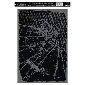 KUMAŞ GRUNGE VARAK TRANSFER KOLEKSİYONU GÜMÜŞ GC-01 21X30