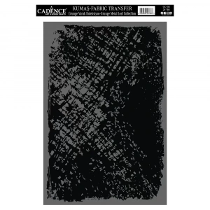 KUMAŞ GRUNGE VARAK TRANSFER KOLEKSİYONU GÜMÜŞ GC-02 21X30