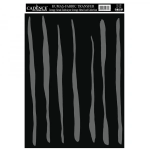 KUMAŞ GRUNGE VARAK TRANSFER KOLEKSİYONU GÜMÜŞ GC-08 21X30