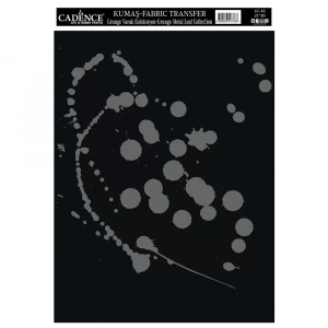 KUMAŞ GRUNGE VARAK TRANSFER KOLEKSİYONU GÜMÜŞ GC-10 21X30