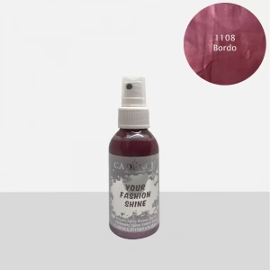 KUMAŞ SPREY BOYA METALİK FS-1108 BORDO 100ML