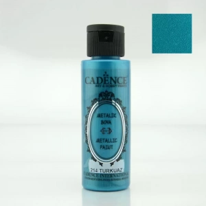 METALİK SEDEFLİ BOYA 214 TURKUAZ 70ML