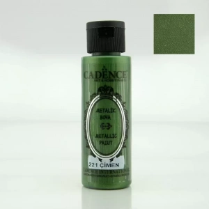 METALİK SEDEFLİ BOYA 221 ÇİMEN 120ML