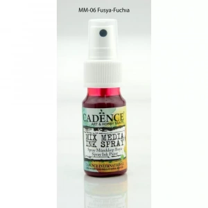 MIX MEDIA INK SPREY MÜREKKEP MM-06 FUŞYA 25ML