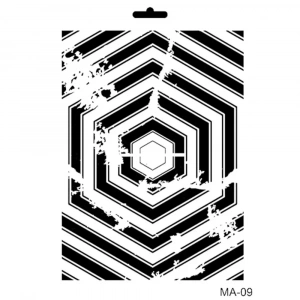 MIX MEDİA STENCIL MA SERİSİ MA09 21X29