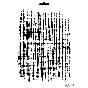 MIX MEDİA STENCIL MA SERİSİ MA13 21X29
