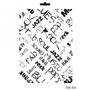 MIX MEDİA STENCIL MA SERİSİ MA64 21X29