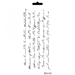 MIX MEDİA STENCIL MU SERİSİ MU04 10X25