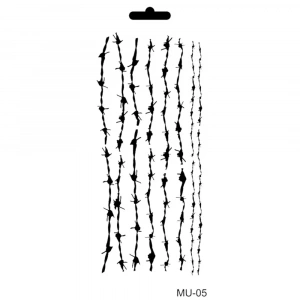 MIX MEDİA STENCIL MU SERİSİ MU05 10X25