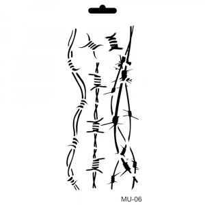 MIX MEDİA STENCIL MU SERİSİ MU06 10X25