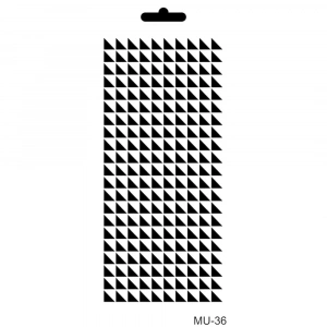 MIX MEDİA STENCIL MU SERİSİ MU36 10X25