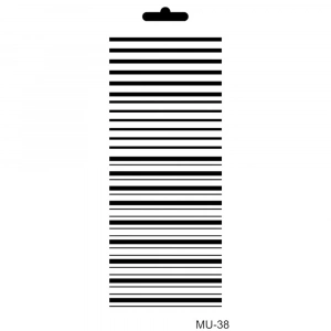 MIX MEDİA STENCIL MU SERİSİ MU38 10X25