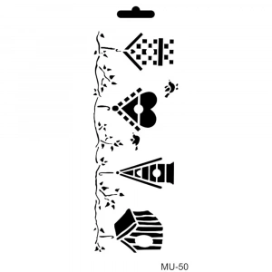 MIX MEDİA STENCIL MU SERİSİ MU50 10X25