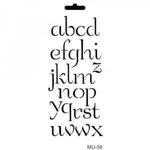 MIX MEDİA STENCIL MU SERİSİ MU56 10X25