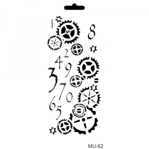 MIX MEDİA STENCIL MU SERİSİ MU62 10X25