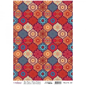 PİRİNÇ KAĞIT ETNİK SERİ MODEL 666 30X42