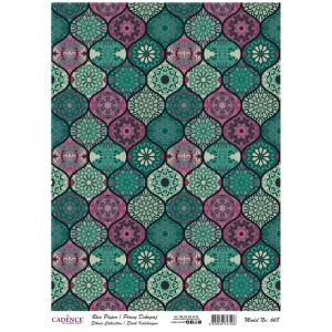 PİRİNÇ KAĞIT ETNİK SERİ MODEL 668 30X42