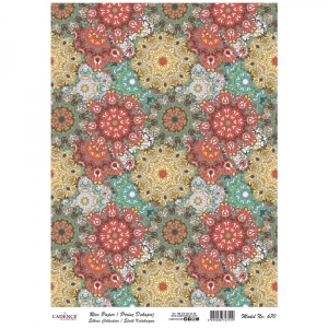 PİRİNÇ KAĞIT ETNİK SERİ MODEL 670 30X42